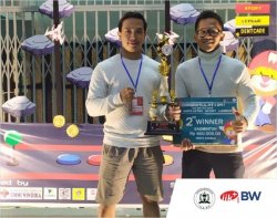 Mahasiswa FKG IIK BW raih Juara 2 Kategori Ganda Putra dalam Ajang “Dentistry Sport League” 2019 di Universitas Brawijaya tanggal 16 November 2019.