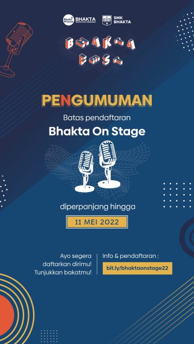 Bhakta On Stage Diperpanjang hingga 11 Mei 2022
